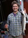 Joe Rennolds, 4lbs Sea Trout From River Wear 25th July 09
